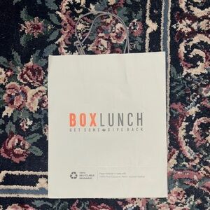 BoxLunch White Shopping Bag